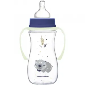 Canpol babies EasyStart Sleepy Koala 300 ml dojčenská fľaša 12 m+ Blue 300 ml