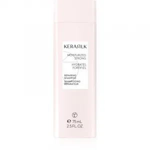 KERASILK Essentials Repairing Shampoo čistiaci a vyživujúci šampón pre suché a poškodené vlasy 75 ml
