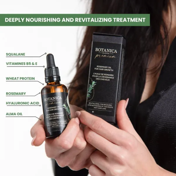 Soaphoria Botanica Slavica Rosemary Oil výživný olej na vlasy a vlasovú pokožku 50 ml