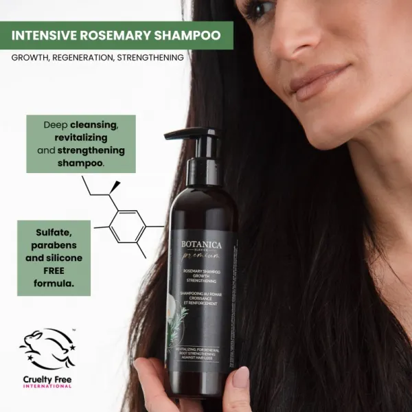 Soaphoria Botanica Slavica Rosemary Shampoo intenzívny šampón pre rast vlasov a posilnenie od korienkov 250 ml