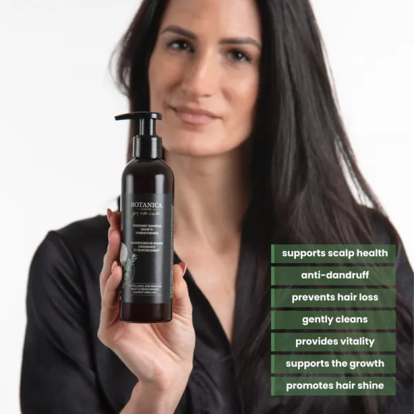 Soaphoria Botanica Slavica Rosemary Shampoo intenzívny šampón pre rast vlasov a posilnenie od korienkov 250 ml