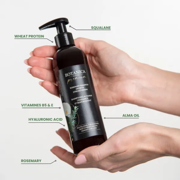 Soaphoria Botanica Slavica Rosemary Shampoo intenzívny šampón pre rast vlasov a posilnenie od korienkov 250 ml