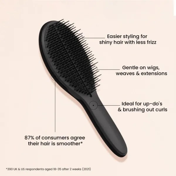 Tangle Teezer The Ultimate Styler Jet Black kefa na vlasy pre všetky typy vlasov 1 ks