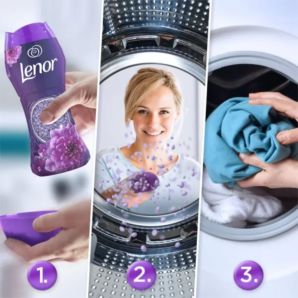 Lenor Amethyst & Floral Bouquet vonné perličky do práčky 210 g