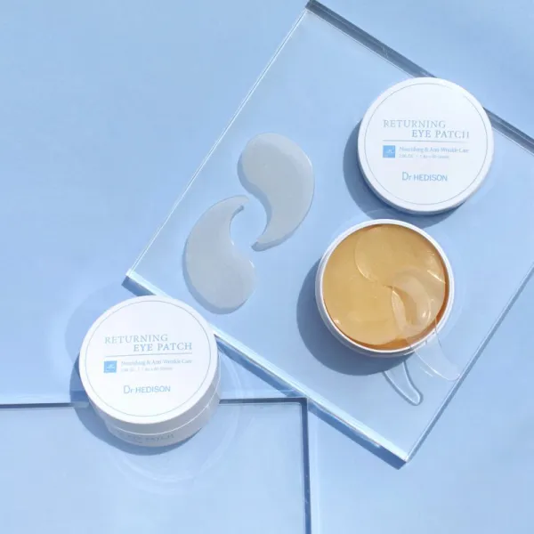 Dr. HEDISON Nourishing & Anti-Wrinkle Care hydrogélová maska na očné okolie proti tmavým kruhom 60 ks
