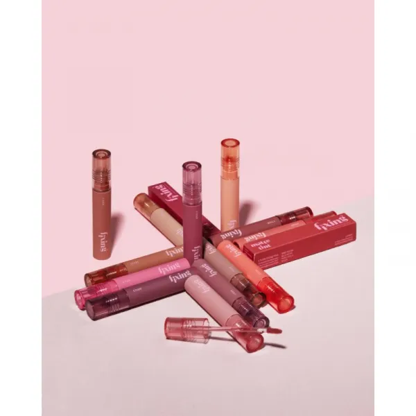 ETUDE Fixing Tint dlhotrvajúci rúž s matným efektom odtieň #03 Mellow Peach 4 g