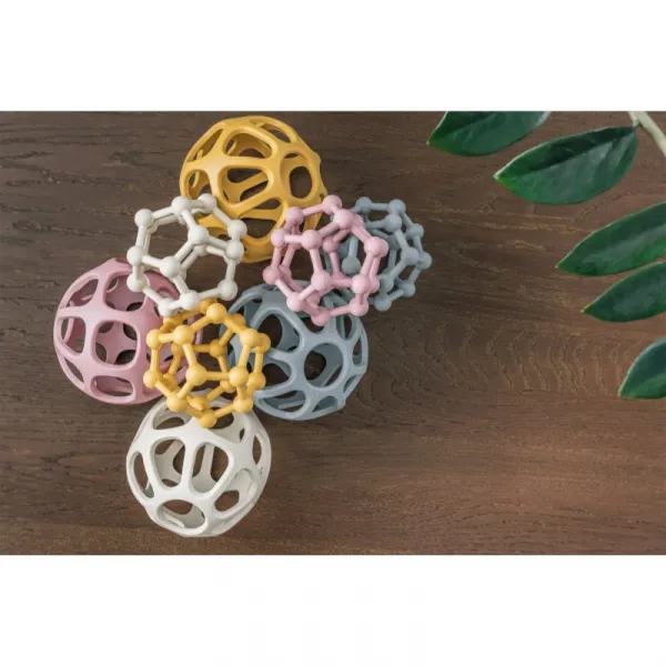 Zopa Silicone Teether Atom hryzadielko Sand Beige 1 ks