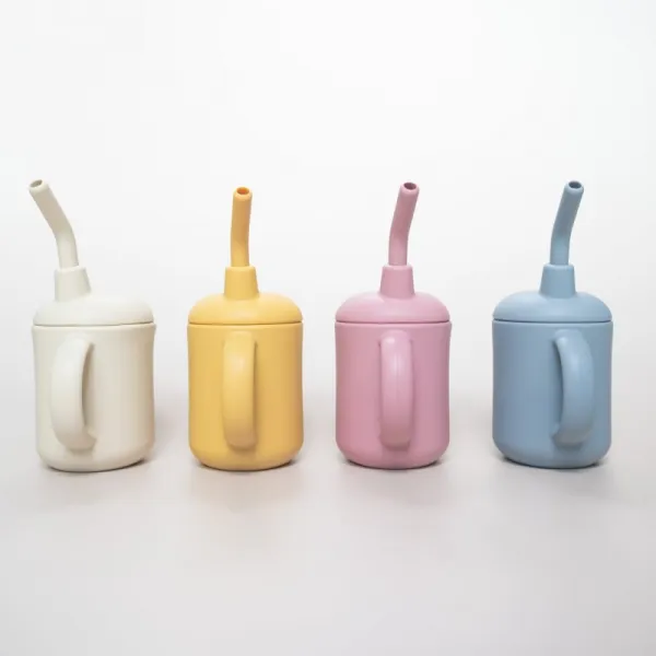 Zopa Silicone Mug hrnček 2 v 1 Sand Beige 1 ks