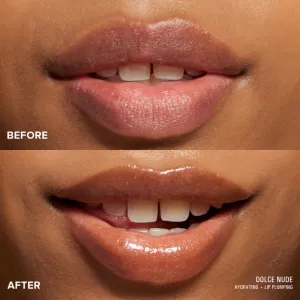 Nudestix Nudeskin Hydrating Peptide Lip Butter hĺbkovo vyživujúce maslo na pery odtieň Dolce Nude 10 ml