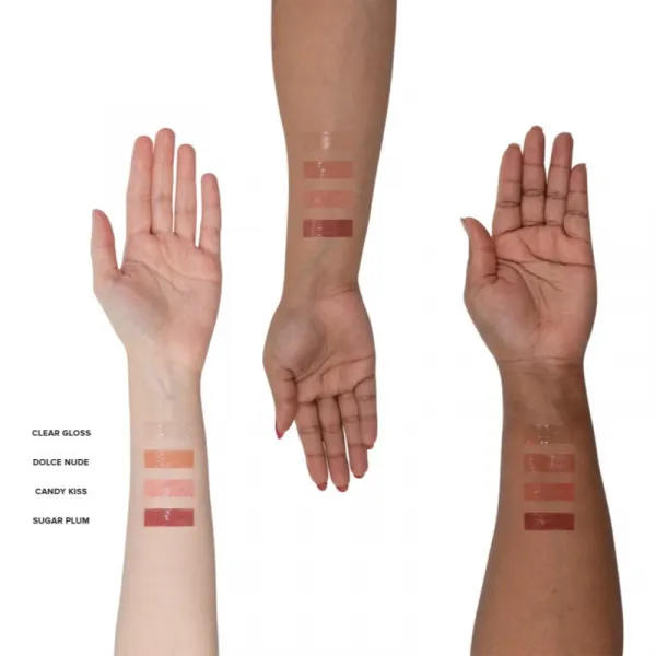 Nudestix Nudeskin Hydrating Peptide Lip Butter hĺbkovo vyživujúce maslo na pery odtieň Dolce Nude 10 ml