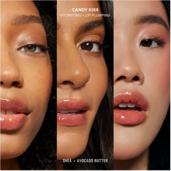 Nudestix Nudeskin Hydrating Peptide Lip Butter hĺbkovo vyživujúce maslo na pery odtieň Candy Kiss 10 ml
