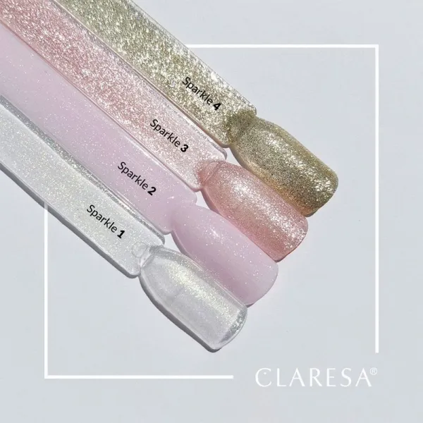 Claresa SoakOff UV/LED Color Sparkle gélový lak na nechty odtieň 2 5 g