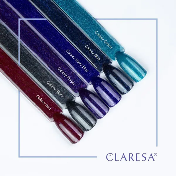 Claresa SoakOff UV/LED Color Galaxy gélový lak na nechty odtieň Red 5 g