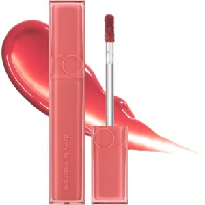rom&nd Dewy Ful Water Tint dlhotrvajúci lesk na pery odtieň #01 In Coral 5 g