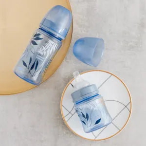Canpol babies Antikoliková fľaša EasyStart Gold 120 ml modrá