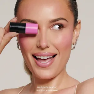 Nudestix Nudies Matte + Glow Core multifunkčné líčidlo na oči, pery a tvár odtieň Magenta Magic 6 g
