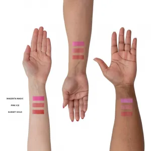 Nudestix Nudies Matte + Glow Core multifunkčné líčidlo na oči, pery a tvár odtieň Pink Ice 6 g