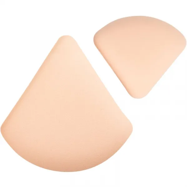 Brushworks Triangular Powder Puff Duo penový aplikátor na make-up