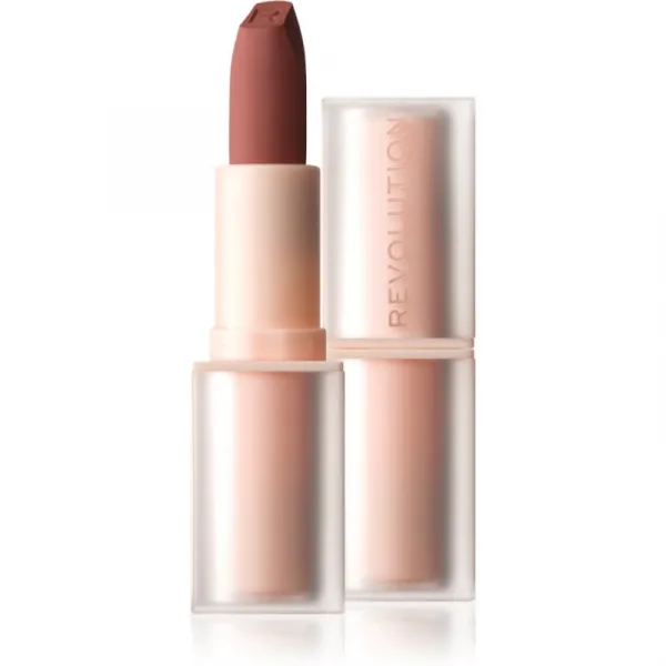 Revolution Lip Allure Soft Satin Lipstick krémový rúž so saténovým finišom odtieň Chauffeur Nude 3.2 g