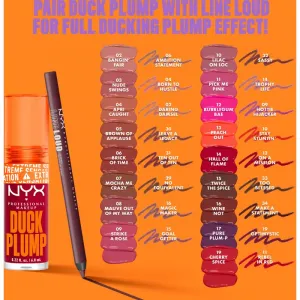 NYX Professional Makeup Duck Plump lesk na pery so zväčšujúcim efektom odtieň 02 Banging Bare 7 ml