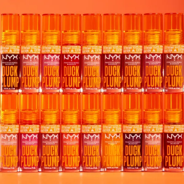 NYX Professional Makeup Duck Plump lesk na pery so zväčšujúcim efektom odtieň 02 Banging Bare 7 ml