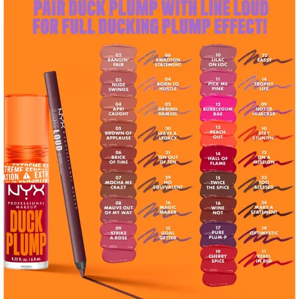 NYX Professional Makeup Duck Plump lesk na pery so zväčšujúcim efektom odtieň 12 Bubblegum Bae 7 ml