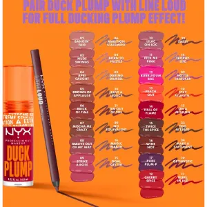 NYX Professional Makeup Duck Plump lesk na pery so zväčšujúcim efektom odtieň 12 Bubblegum Bae 7 ml