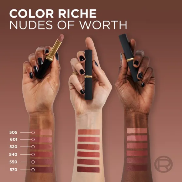 L’Oréal Paris Color Riche Intense Volume Matte Slim dlhotrvajúci rúž s matným efektom 601 WORTH IT 1 ks