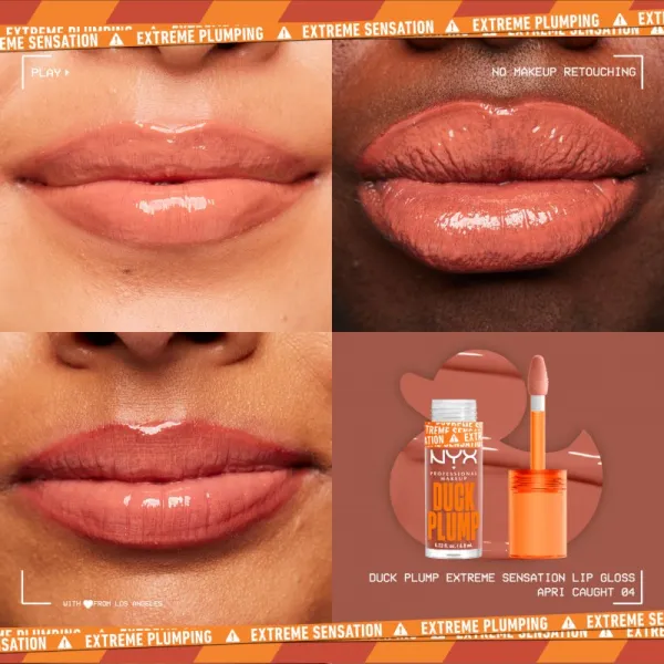 NYX Professional Makeup Duck Plump lesk na pery so zväčšujúcim efektom odtieň 04 Apri Caught 7 ml