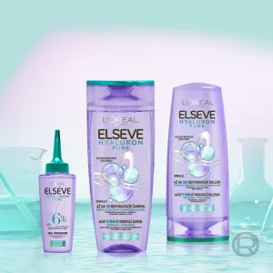 L’Oréal Paris Elseve Hyaluron Pure balzam na vlasy pre mastnú vlasovú pokožku a suché končeky 300 ml
