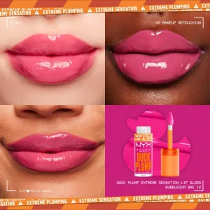 NYX Professional Makeup Duck Plump lesk na pery so zväčšujúcim efektom odtieň 12 Bubblegum Bae 7 ml