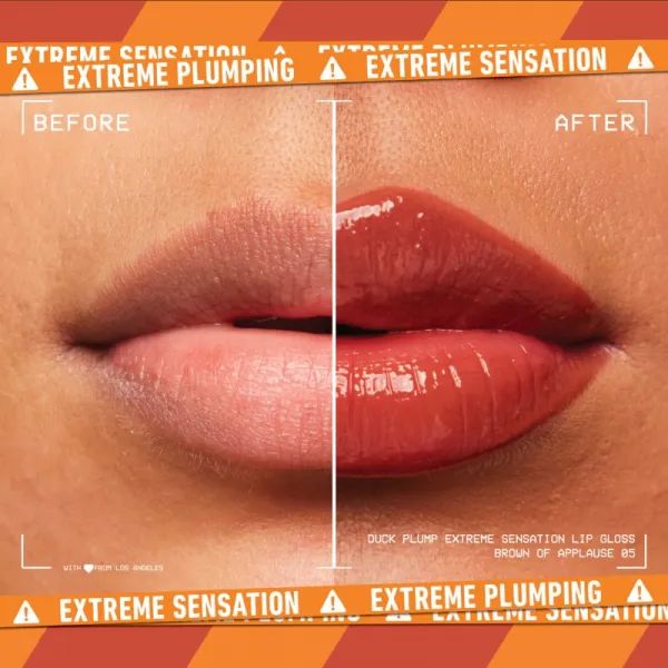 NYX Professional Makeup Duck Plump lesk na pery so zväčšujúcim efektom odtieň 05 Brown Applause 7 ml