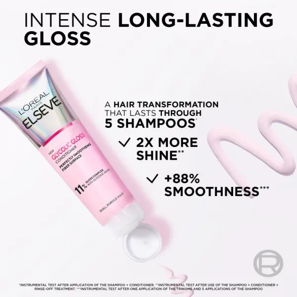 L’Oréal Paris Elseve Glycolic Gloss balzam na vlasy na lesk a hebkosť vlasov 150 ml