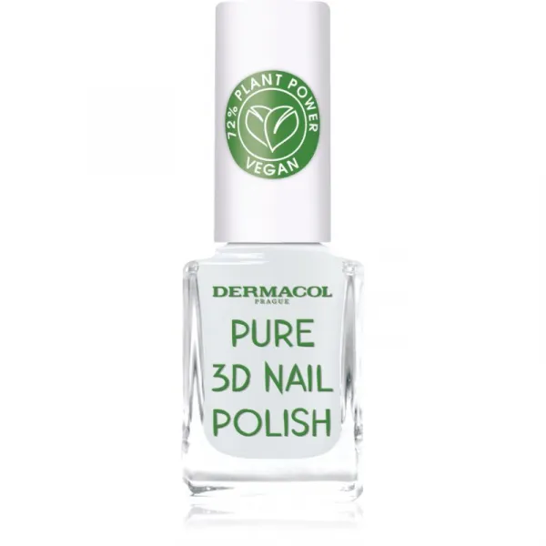Dermacol Pure 3D lak na nechty odtieň 02 Absolute White 11 ml
