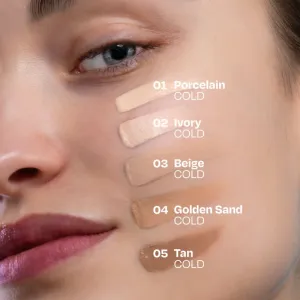 Gabriella Salvete SoulMatte Hyaluronic Foundation dlhotrvajúci make-up s matným efektom odtieň 02C Ivory Cold 30 ml