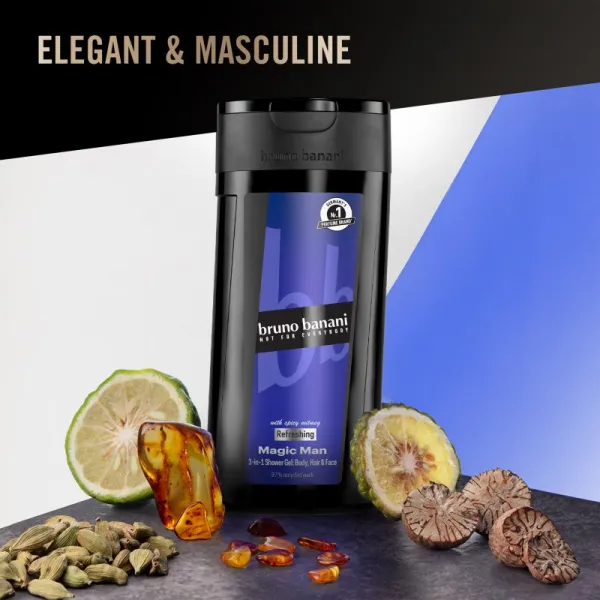 Bruno Banani Magic Man osviežujúci sprchový gél 3v1 pre mužov 250 ml