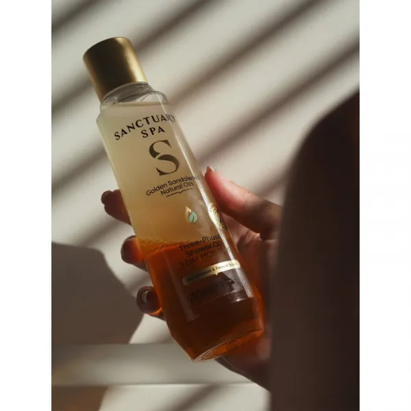 Sanctuary Spa Golden Sandalwood ošetrujúci sprchový olej 200 ml