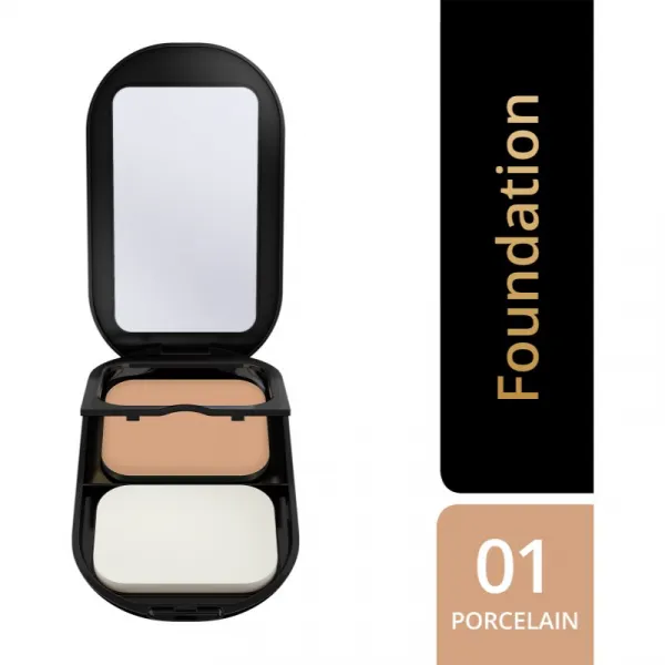 Max Factor Facefinity Refillable kompaktný zmatňujúci make-up SPF 20 odtieň 001 Porcelain 10 g