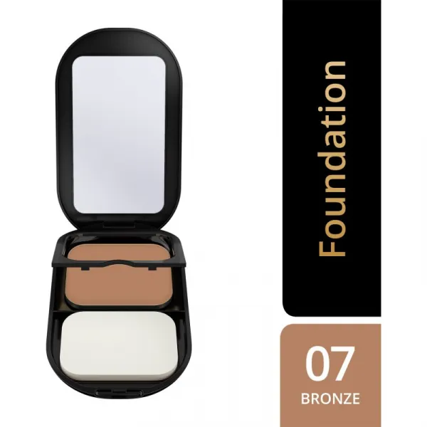 Max Factor Facefinity Refillable kompaktný zmatňujúci make-up SPF 20 odtieň 007 Bronze 10 g
