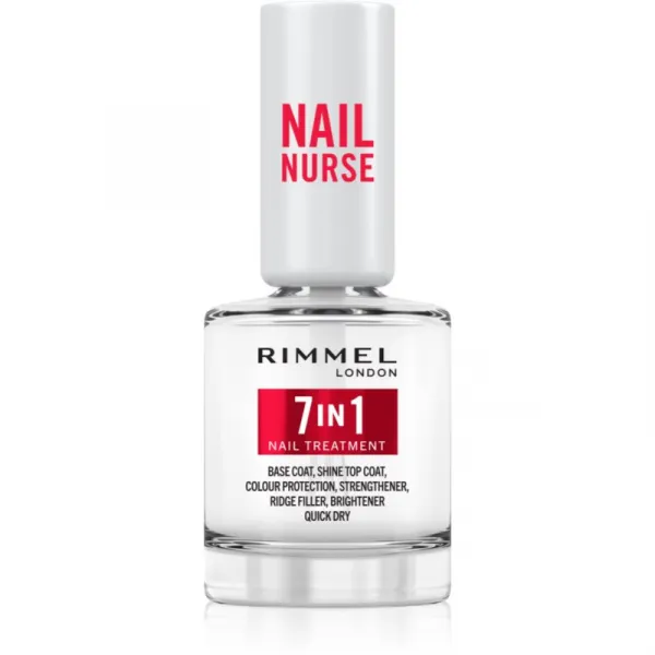 Rimmel Nail Nurse 7-in-1 podkladový a vrchný lak na nechty 7 v 1 12 ml