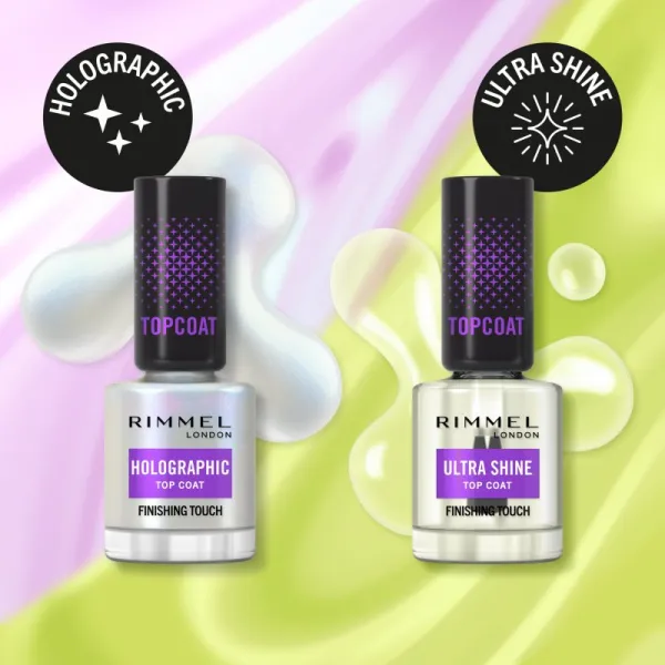 Rimmel Ultra Shine vrchný lak na nechty pre dokonalú ochranu a intenzívny lesk 12 ml