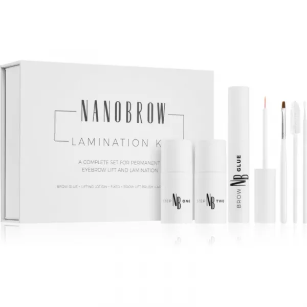 Nanobrow Lamination Kit Profesionálna súprava na lifting a lamináciu obočia