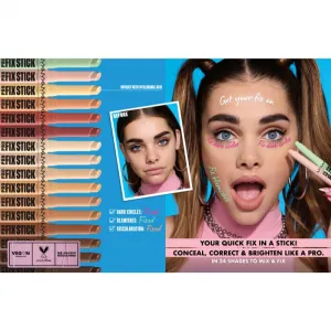NYX Professional Makeup Pro Fix Stick korektor pre zjednotenie farebného tónu pleti odtieň 04 Light 1.6 g