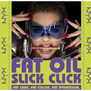 NYX Professional Makeup Fat Oil Slick Click tónovací balzam na pery odtieň 06 Hits Different 2 g