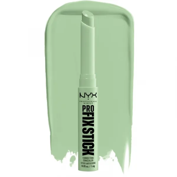 NYX Professional Makeup Pro Fix Stick korektor pre zjednotenie farebného tónu pleti odtieň 0.1 Green 1,6 g