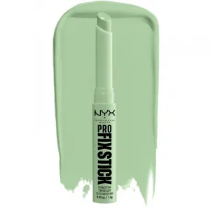 NYX Professional Makeup Pro Fix Stick korektor pre zjednotenie farebného tónu pleti odtieň 0.1 Green 1,6 g