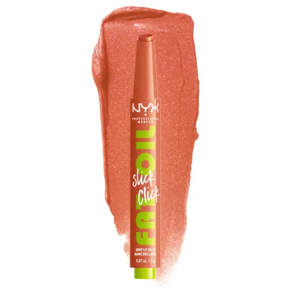 NYX Professional Makeup Fat Oil Slick Click tónovací balzam na pery odtieň 06 Hits Different 2 g