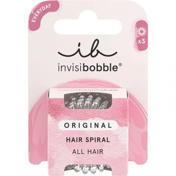 invisibobble Original gumičky do vlasov Crystal Clear 3 ks