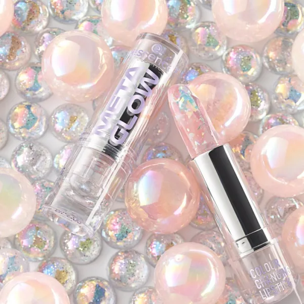 essence META GLOW COLOUR CHANGING rúž so zmenou farby podľa nálady 3,4 g