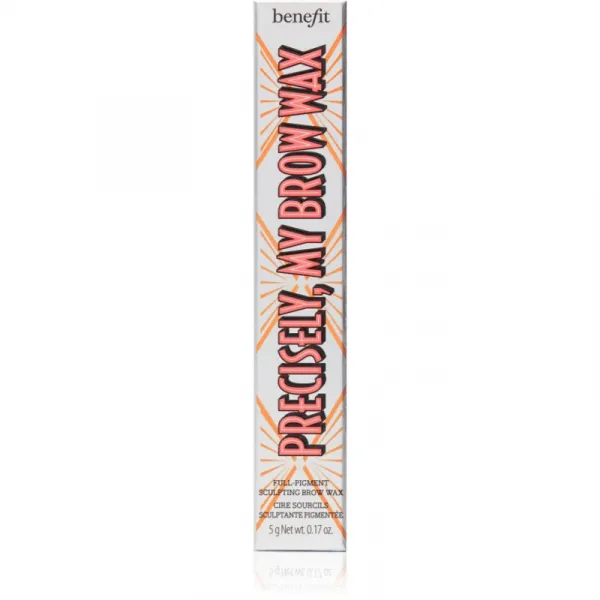 Benefit Precisely, My Brow Wax fixačný vosk na obočie odtieň 5 Warm Black Brown 5 g